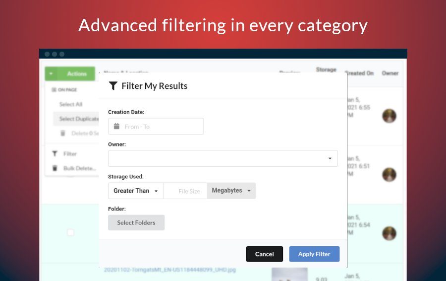 Advanced Filtering in Google Drive