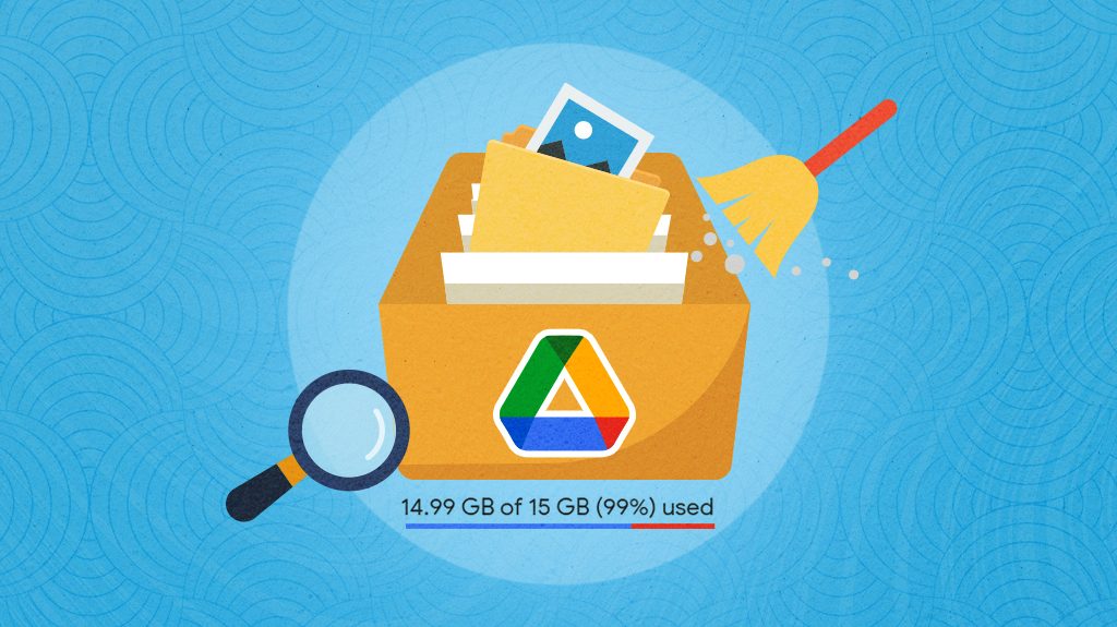 Organize Google Drive by removing temp files