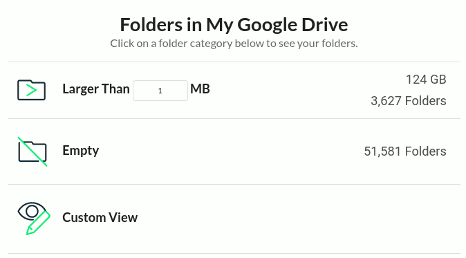View Large Folders in Google Drive