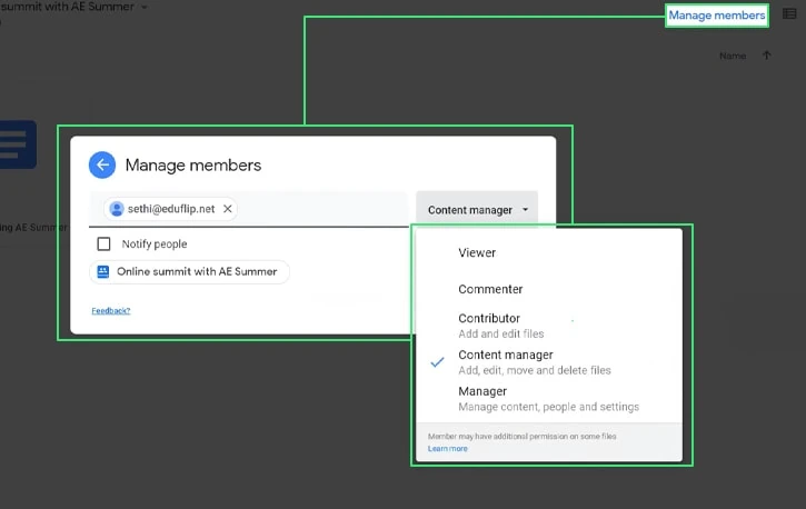 Change or Remove a Member