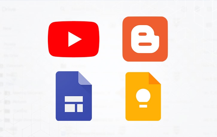 Google Related Apps Not Impacted, YouTube, Google Sites, Google Keep, and Blogger