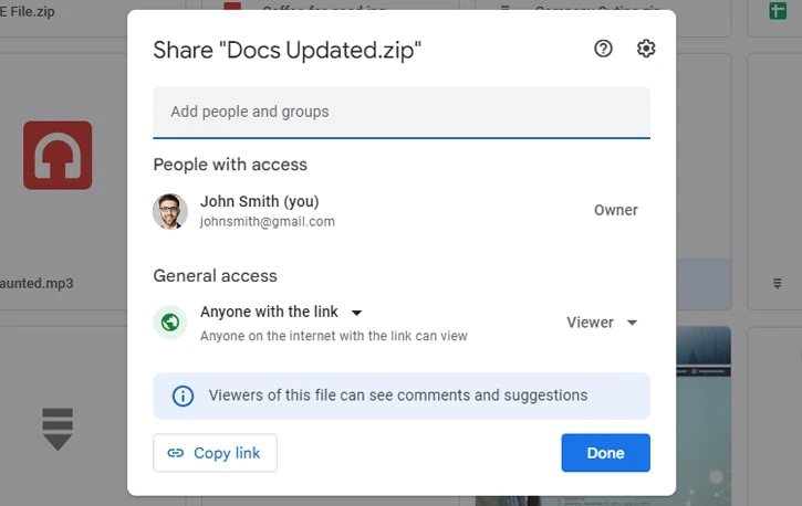 Create a Shareable Link
