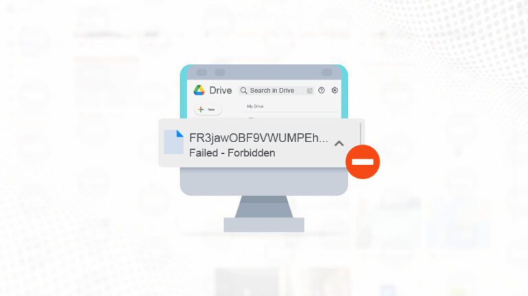Drive Error Dialog How to Fix The