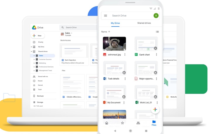 Google Drive Shortcuts Illustration