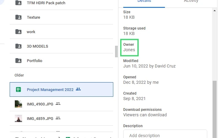Shared File Example