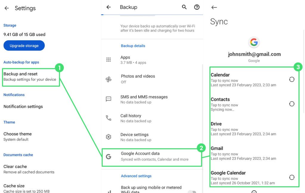 Google Account Settings