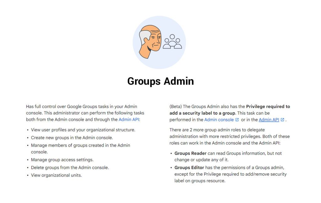 Groups Admin