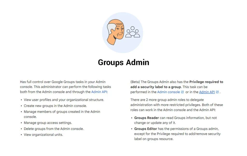 Groups Admin