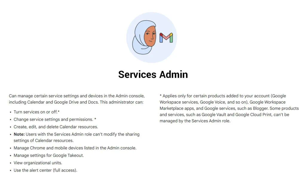 Services Admin