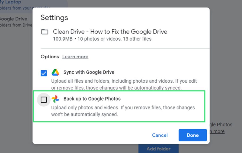 Use Google Drive Instead