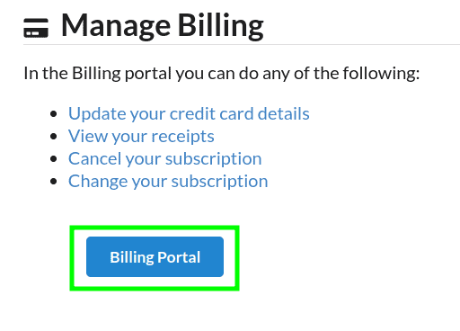 Filerev Billing Portal