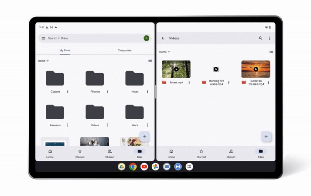 Google Drive Split View