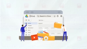 Who can see Google Drive shared folders