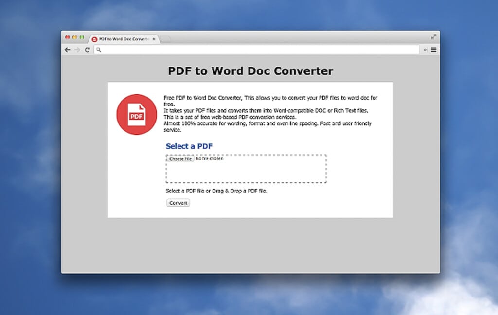 PDF Converter Screenshot