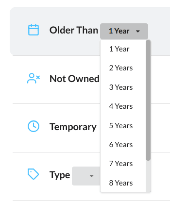 View your old Google Drive files by year