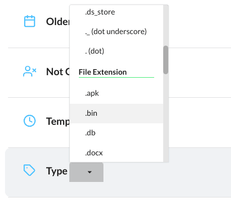 View files by file extension in Google Drive