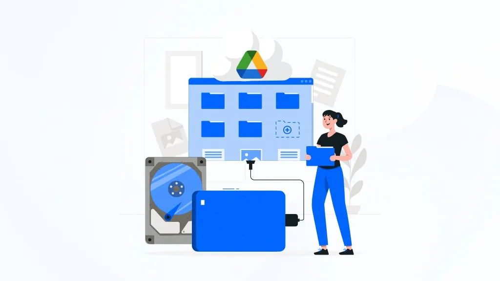 Backup Google Drive to External