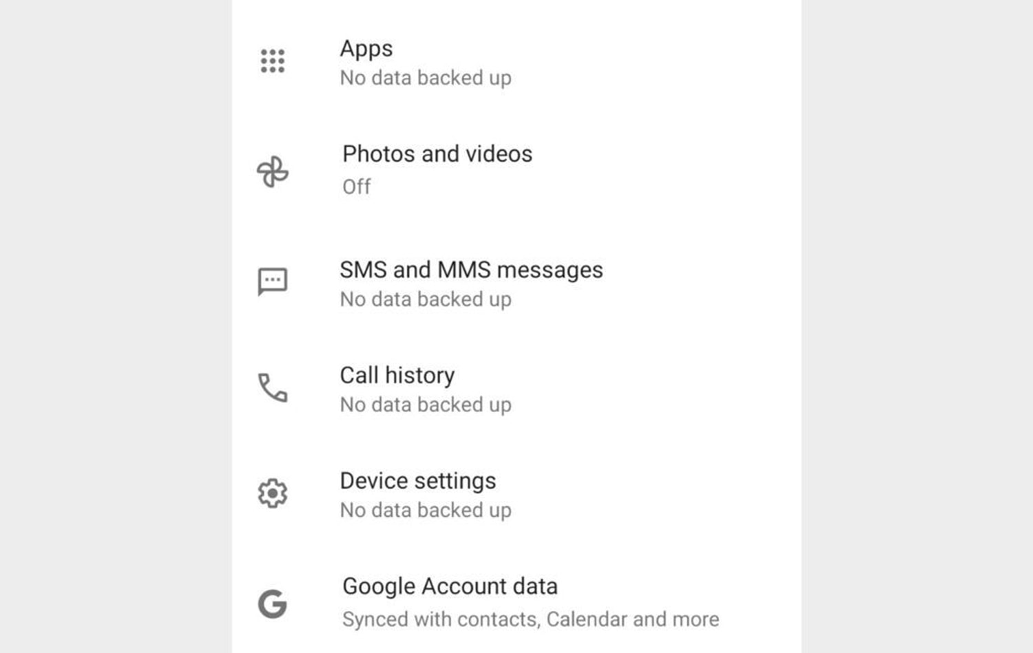 Google Drive Settings