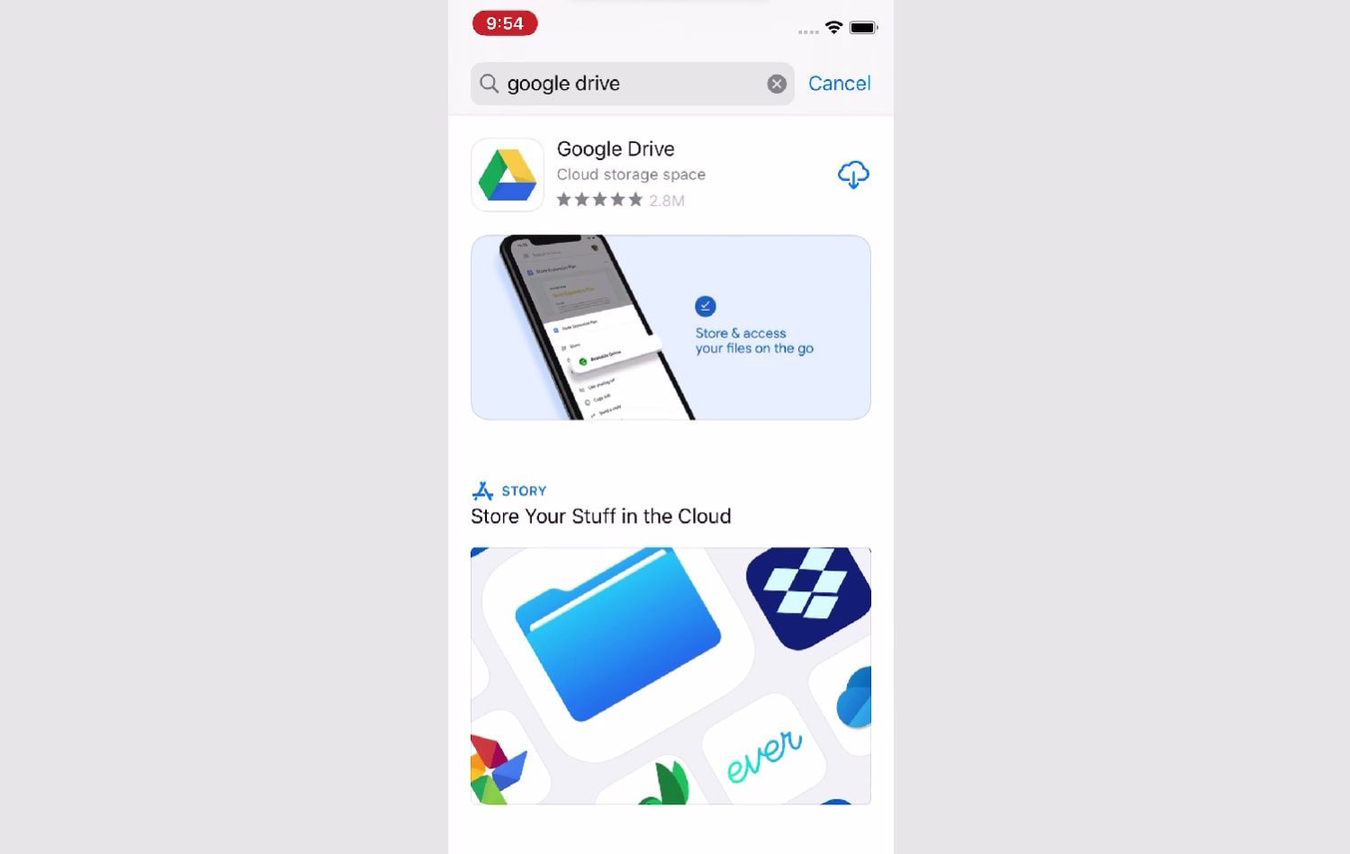 Google Drive for iOS