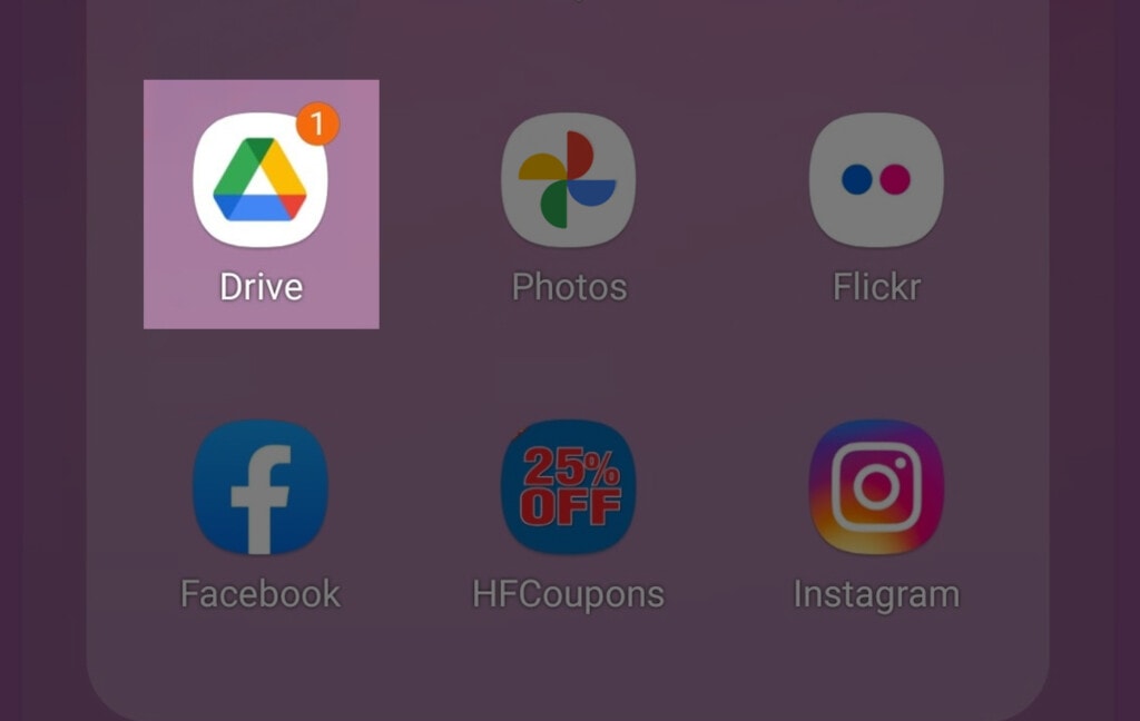 A Google Drive Notification