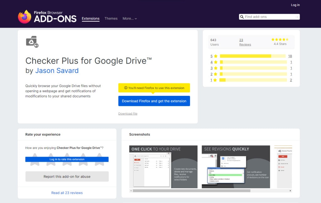 Checker Plus For Google Drive