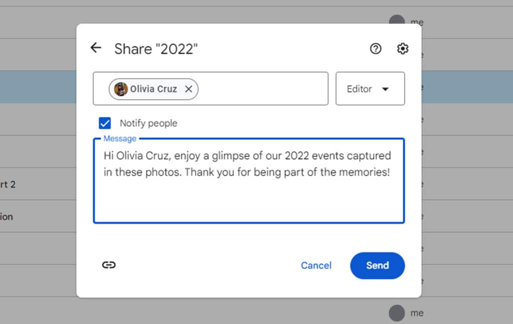 Sharing Files on Google Drive
