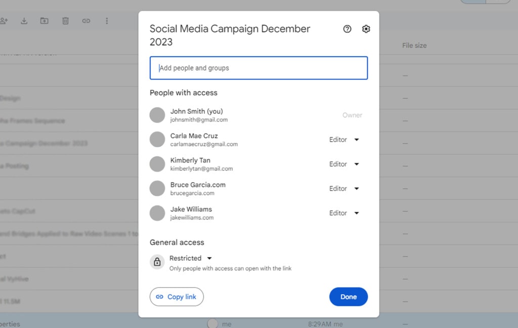 Auditing Google Drive File Access