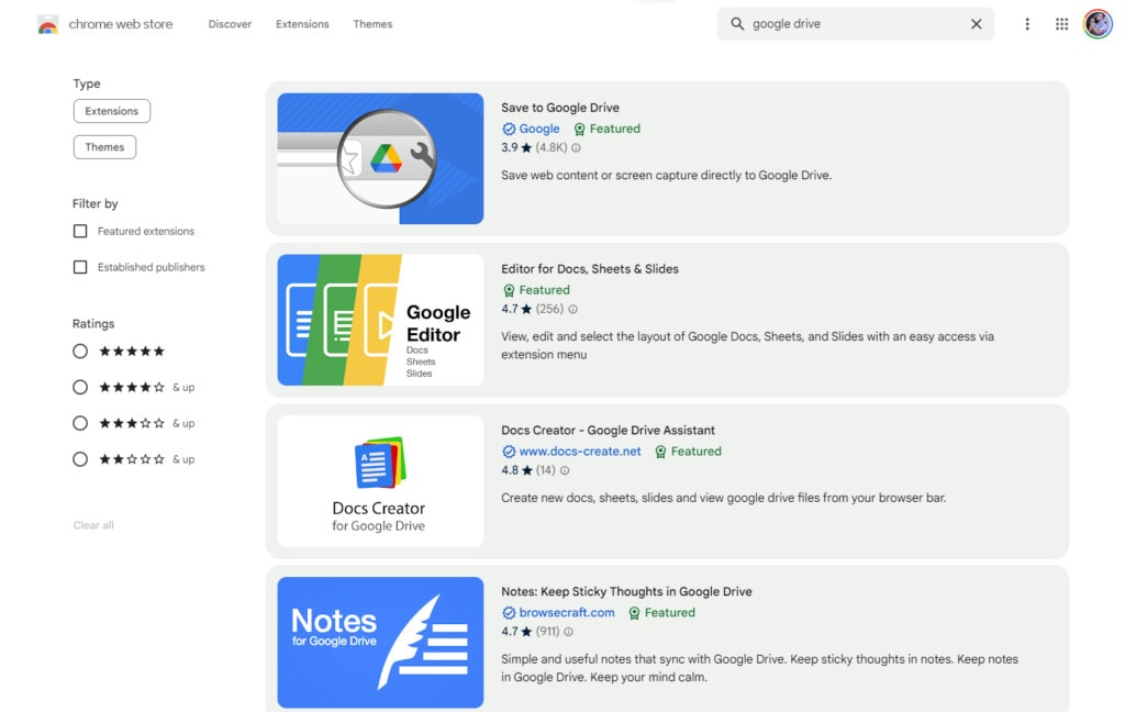 Google Drive Extensions and Plugins