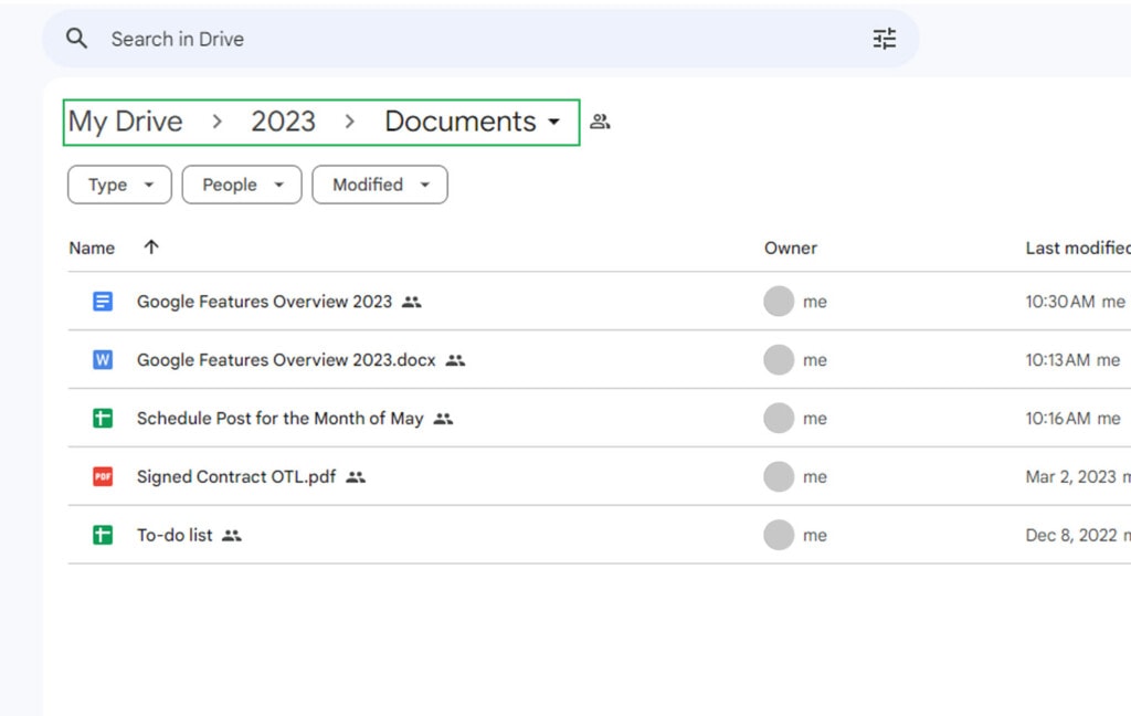 Google Drive File Path