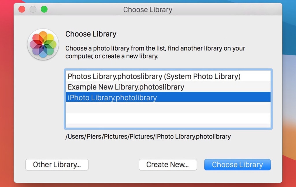 Importing iPhoto Library to Apple Photos