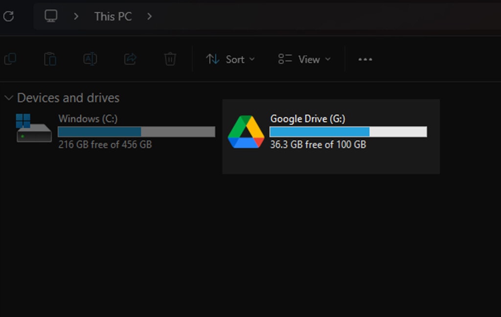The Google Drive Drive