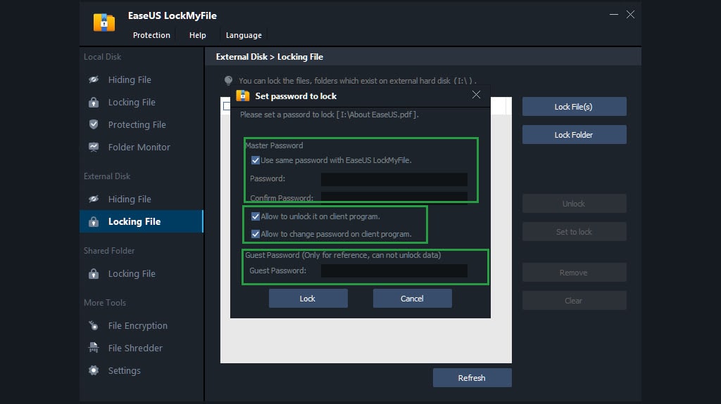 EaseUS LockMyFile