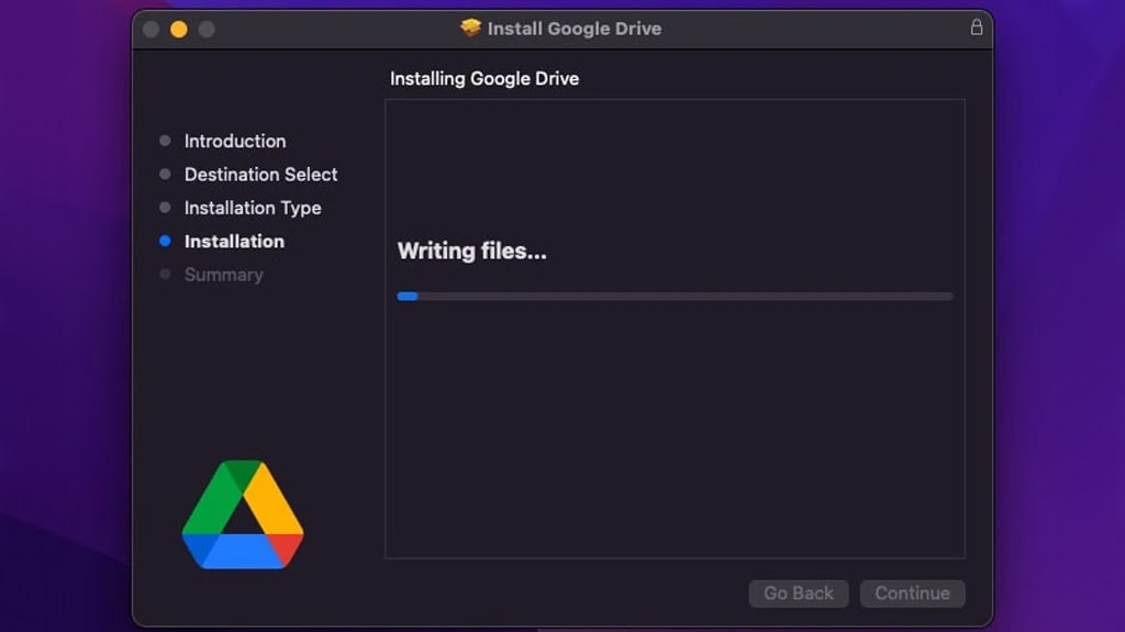 Installing Google Drive on Mac