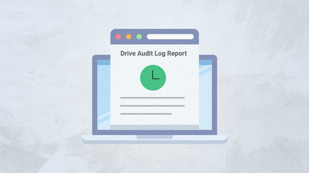 Drive Audit Log Report
