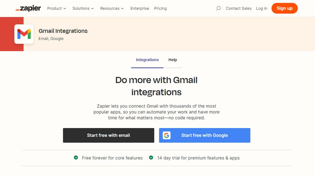 Gmail Zapier Integration