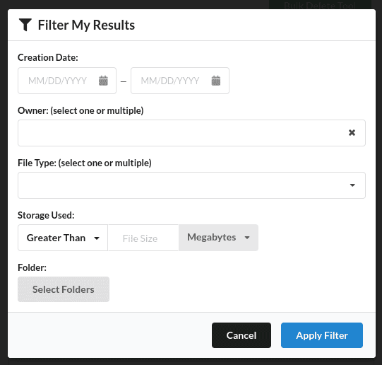 Filter duplicates to see a subset of duplicate files in Google Drive